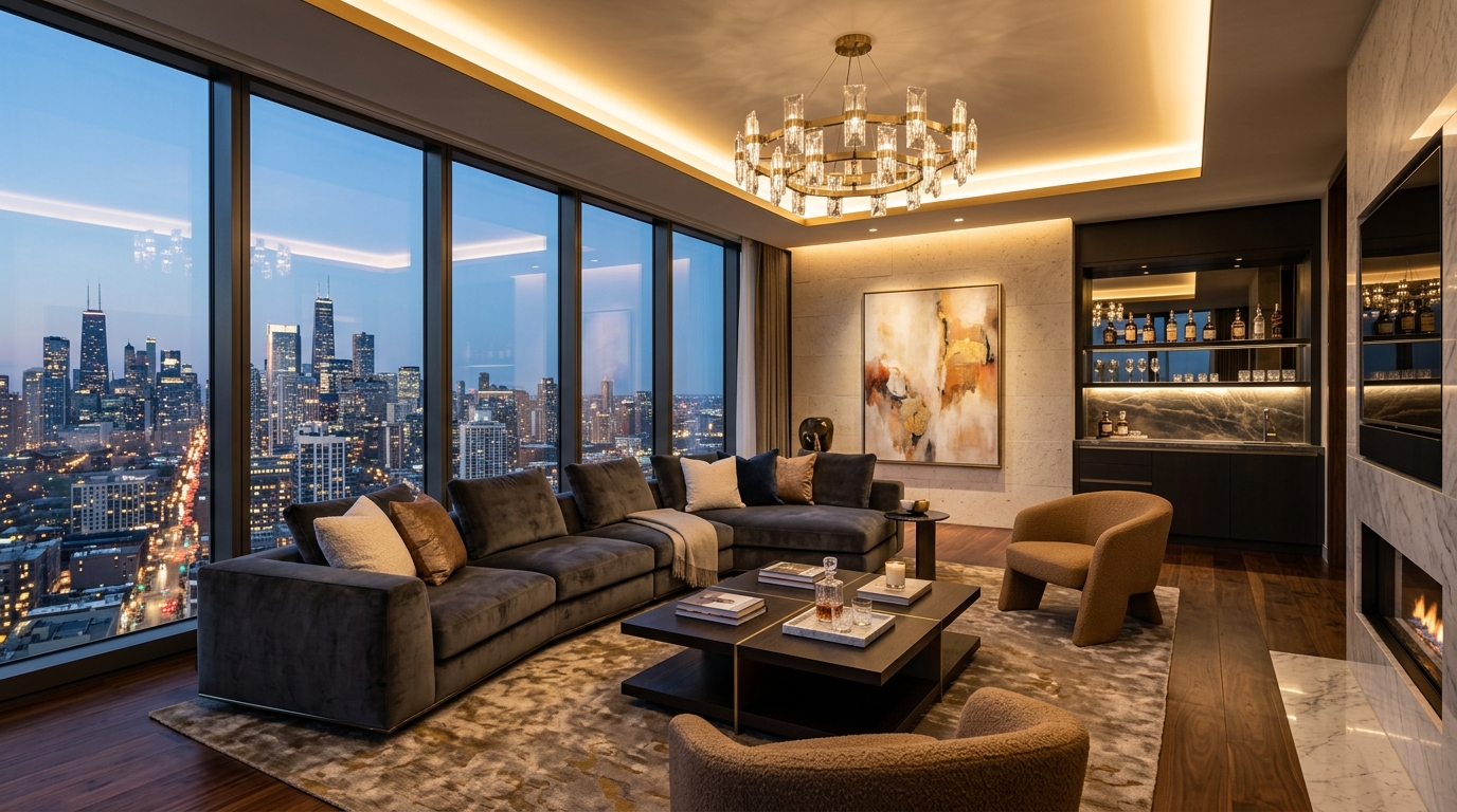 3 BHK (3T) Luxury Layout Plan